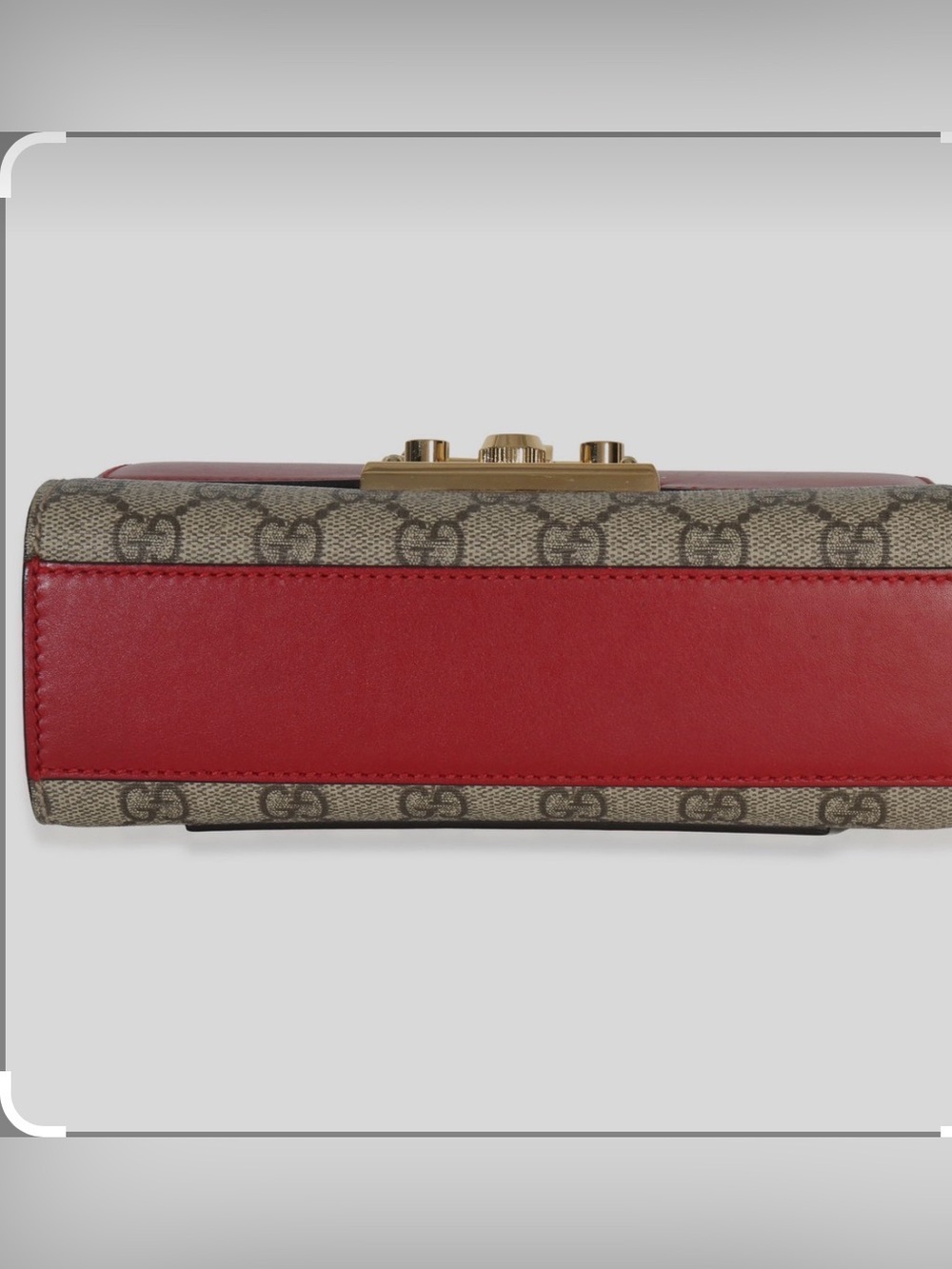 Gucci 🌹Padlock Small GG Supreme Shoulder Bag -Excellent condition - Picture 7 of 14